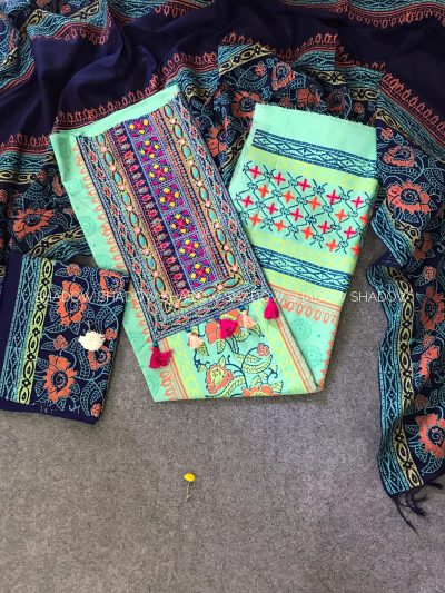 Hand Stitch Butics(3 Piece)