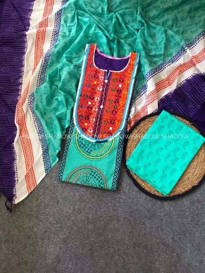 Hand Stitch Butics(3 Piece)