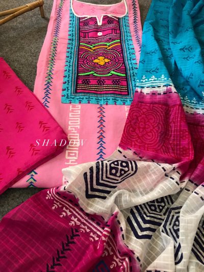 Hand Stitch Butics(3 Piece)