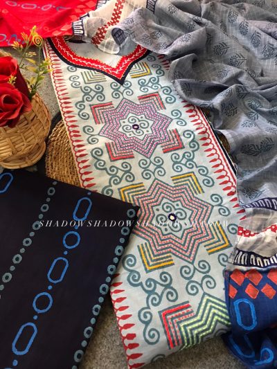 Hand Stitch Butics(3 Piece)