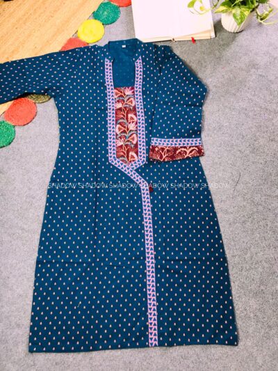 নতুন কালেকশনের ট্রেন্ডি ডিজাইনের স্টাইলিশ কুর্তি-(১ পিস)