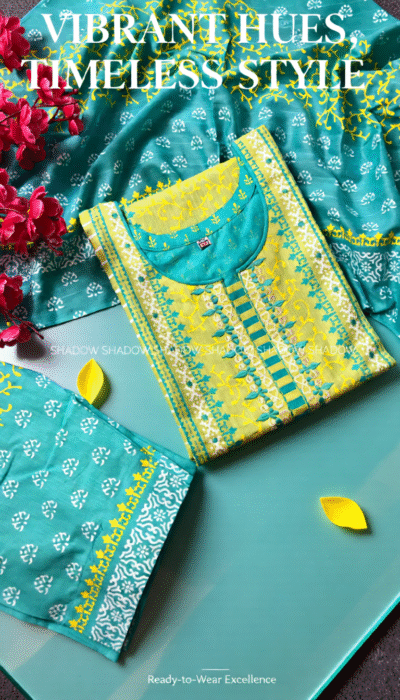 আমাদের পিওর কটন এমব্রয়ডারি & স্ক্রিন প্রিন্টেড ড্রেস, স্টাইল + আরাম = পারফেক্ট কম্বো! 😍