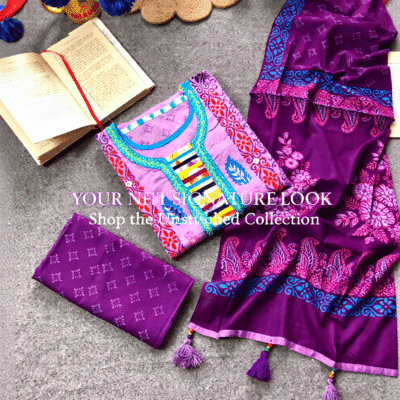 Hand Stitch Butics(3 Piece)