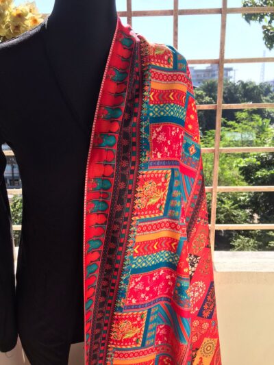 প্রিমিয়াম সফট ওয়েট প্রিন্টেড শাল-স্টাইলিশ ও এলিগেন্ট