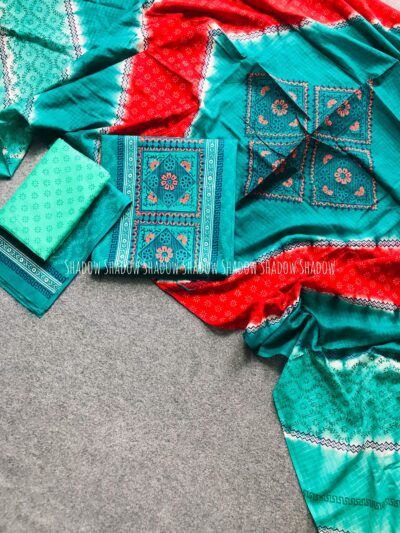 New Premium Cotton Block Print (3 Piece)